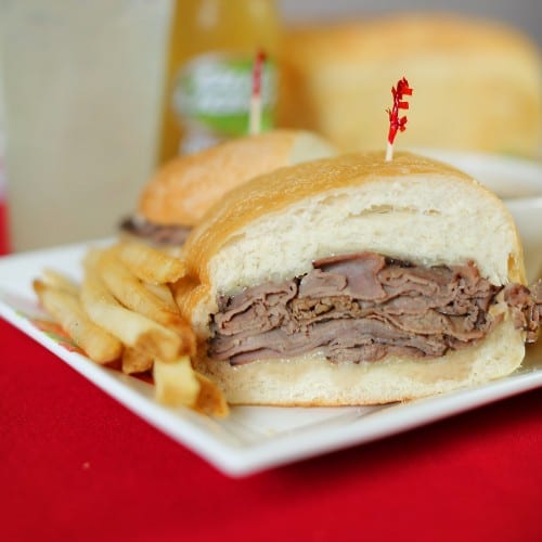 French Dip Sandwich.