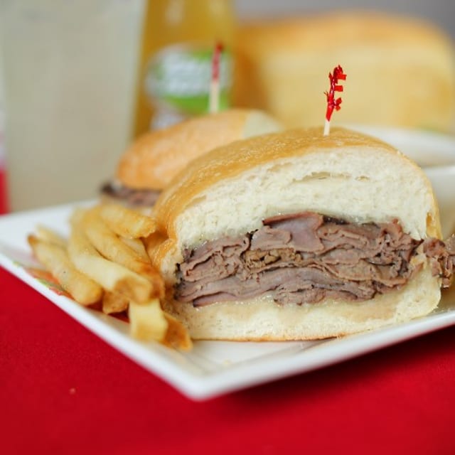 French Dip Sandwich.