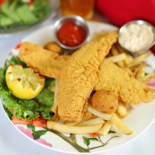 Louisiana Fried White Fish.